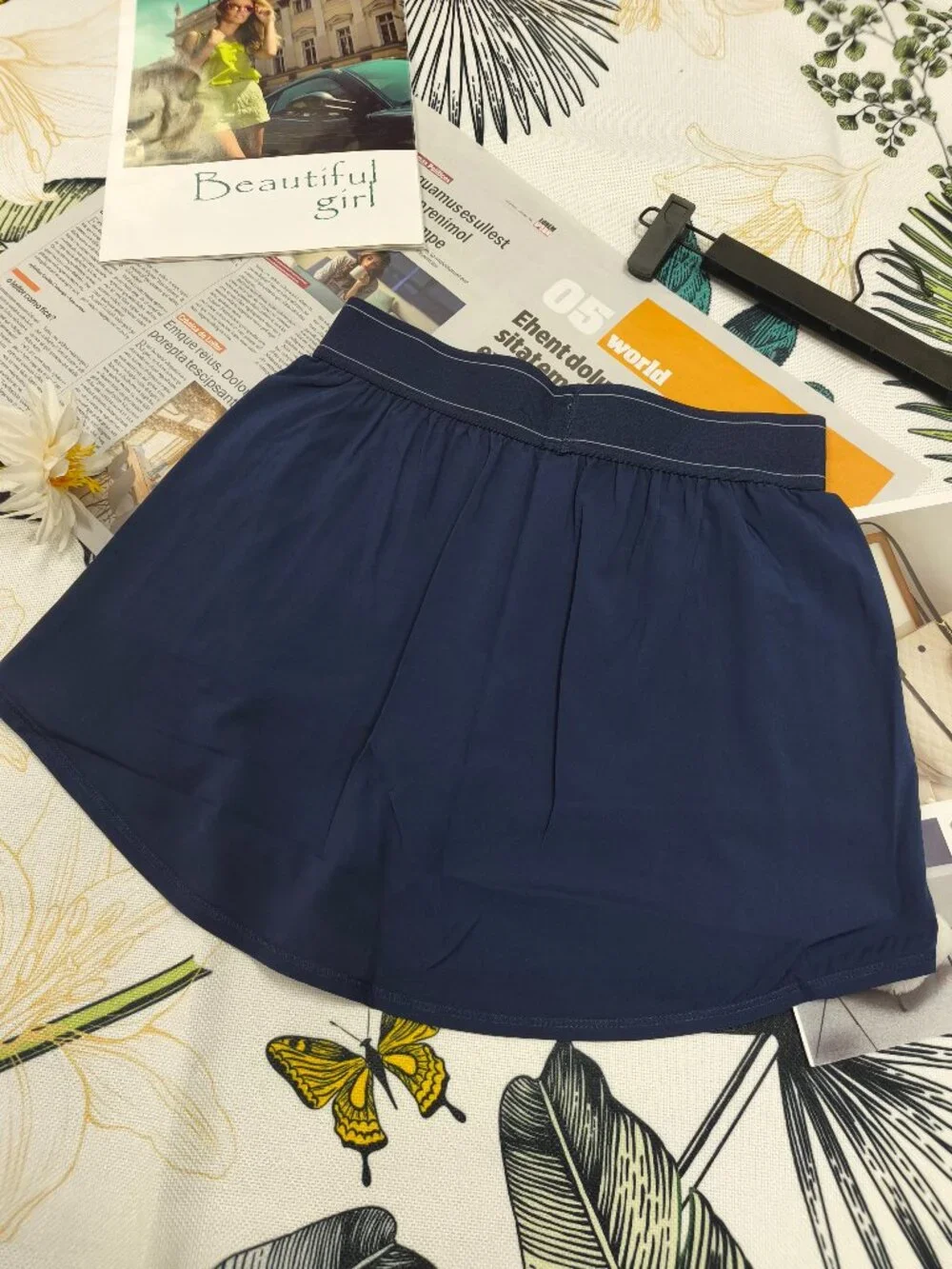 🥎Tennis Inspired Alo Navy Blue Match Point Skirt-Summer Wardrobe Must-Have💦